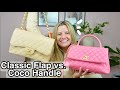 Chanel Classic Flap Vs. Coco Top Handle Comparison | TWO BEAUTIFUL BAGS!