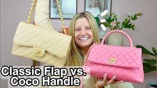 Review of Chanel Flap Bag with Top Handle (Coco Handle Bag) — My Golden  Beauty