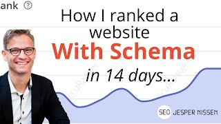 How I ranked a website in 2 weeks using Schema and AI