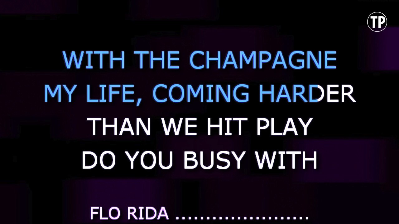 Flo Rida Feat Sia Wild Ones Karaoke Version Youtube flo rida feat sia wild ones karaoke version