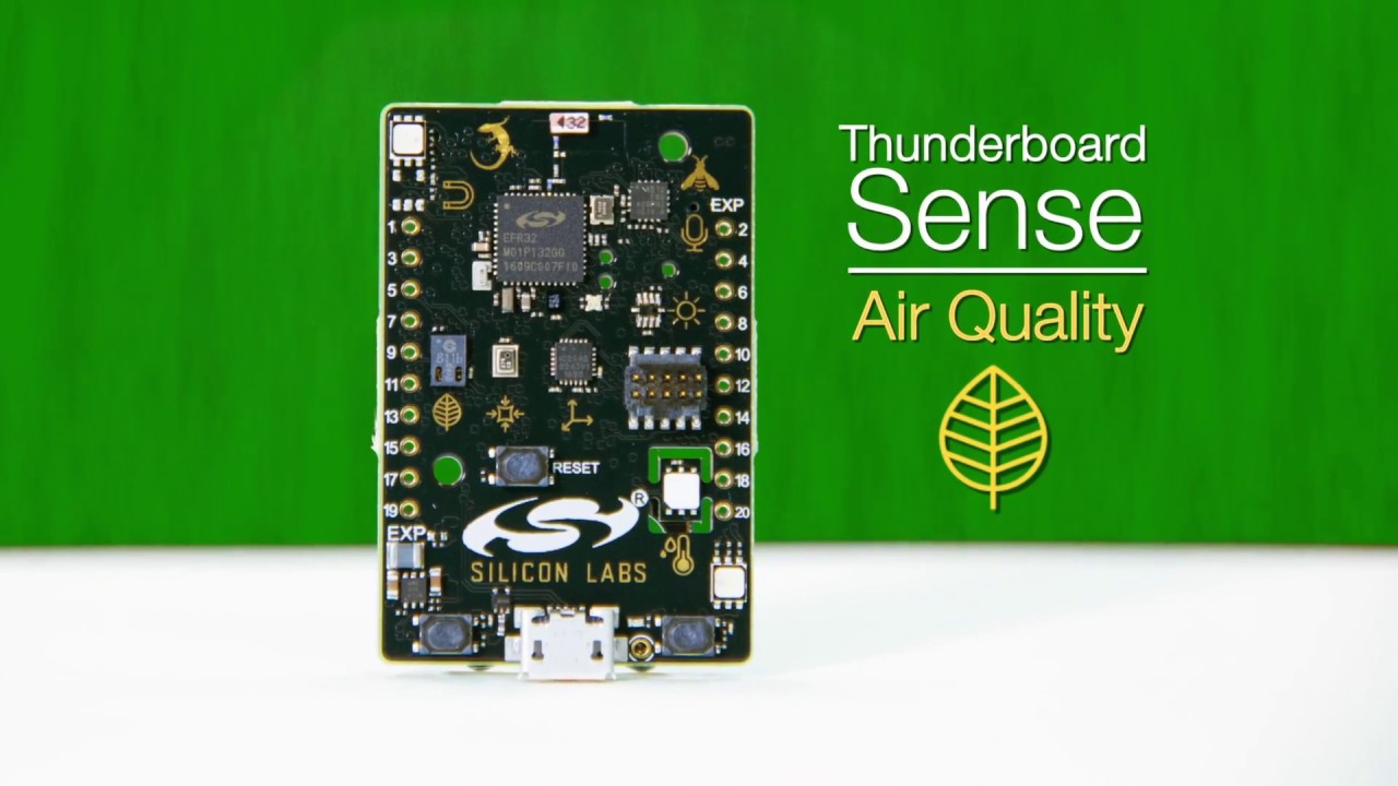Air Quality sensor in Thunderboard Sense IoT kit from Silicon Labs