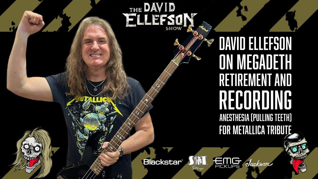 David Ellefson Reacts to Megadeth’s Retirement + Honors Cliff Burton