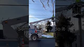 What Does a Lineman Do? #splicing #fiber #telecom #internet #bluecollar #construction