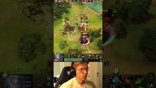 When Real "EZ MID" Happens in Topson's Games (ez gank executed) in Dota 2 #dota2 #gaming #outplay