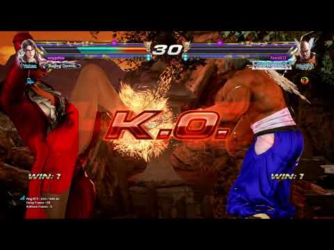 Raijin Heihachi VS Yaksa Julia Laggy PS4 Version 5 Tekken 7 20230206072708