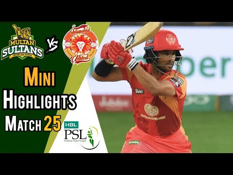 Short Highlights | Multan Sultans Vs Islamabad United  | Match 25 | 13 March | HBL PSL 2018