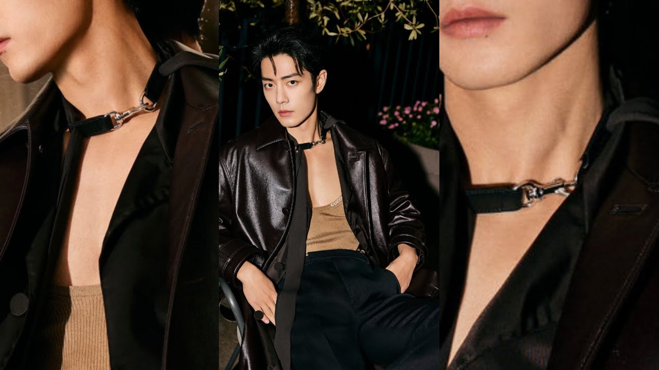 Впервые Сяо Чжань смело продемонстрировала свою полную соблазнительную грудь на вечере GUCCI.