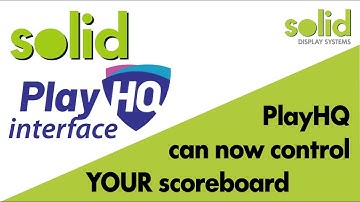 PlayHQ can now control your electronic scoreboard