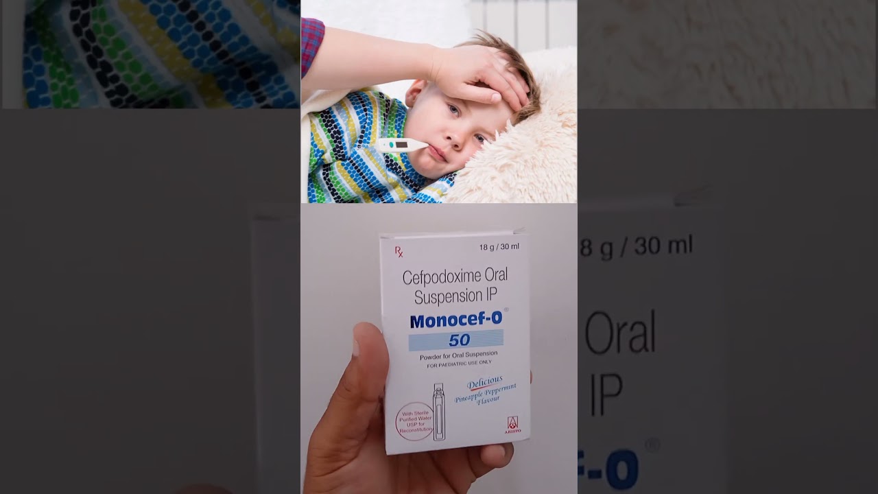Monocef -O 50 Syrup||Antibiotic SYRUP||Treatment for fever, chest Infection||