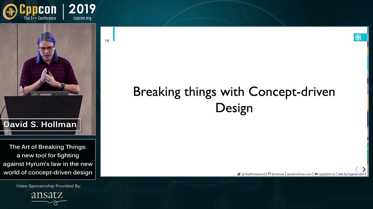 c thomas howell D. Hollman “A new tool for fighting against Hyrum’s law in the new world of concept-driven design”