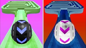 Rolling Ball Sky Escape 🏀vs Reverse gameplay Ball Colour Run walkthrough , iOS Android Update : 1236