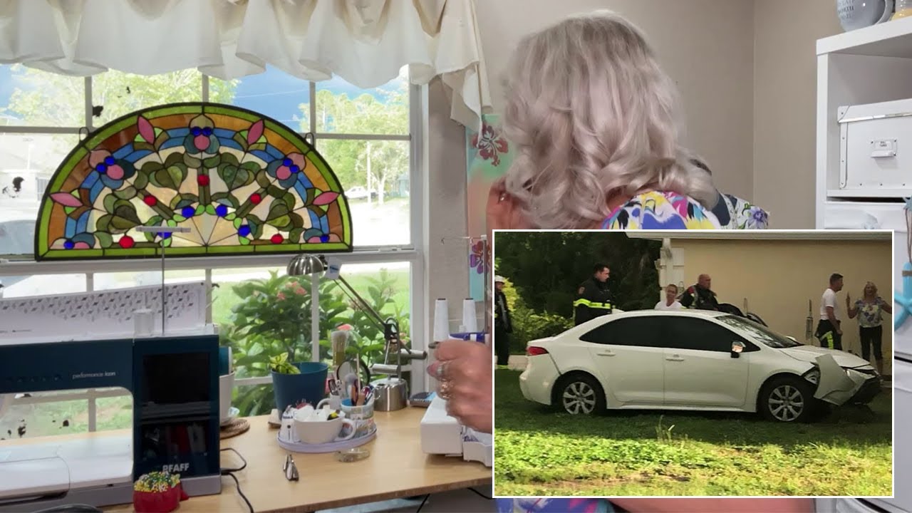North Port YouTuber catches car nearly crashing into home YouTube