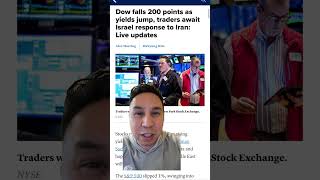 Dow falls 200 points today - #ytshorts #market #finance #dow