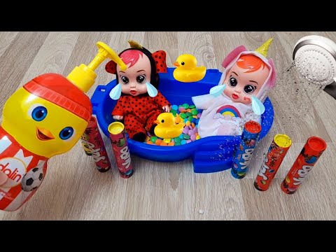 Defne ile oyun vakti,cry baby bebekler şeker banyosu yapıyor