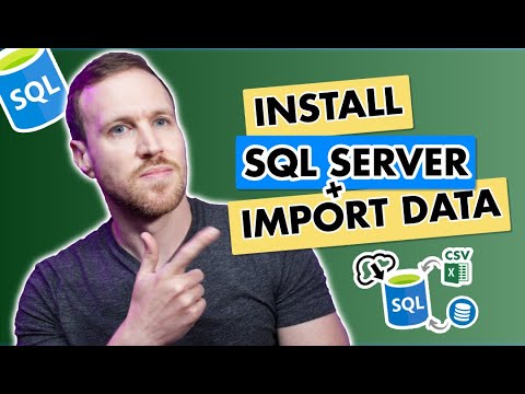 Video: Come posso importare Excel in SQL Server Management Studio?