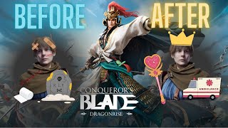 BEFORE-AFTER Unit Test | 03.21 Patch | Conqueror's Blade | Dragonrise