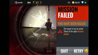 Playing Sniper 3D App store video game screenshot 5