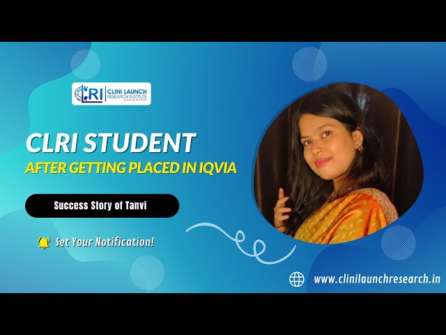 Success Story of Tanvi- CLRI Student's Placements
