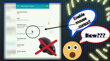 How to enable mouse cursor on android 2019
