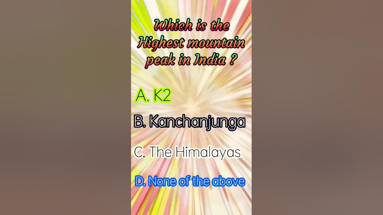 highest-mountain-peak-in-india-knowledge-shorts-youtube