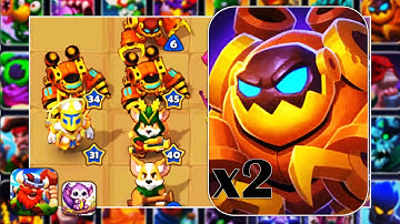 LUDUS/Merge Arena PvP - Arena Domination x2 Power Mechanism! Gameplay Walkthrough (Android, iOS)