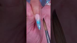 Glitter Acrylic Nails | #shorts #acrylicnails #nailitorial