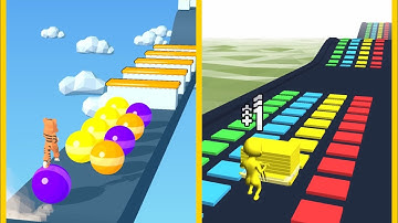 Stack Rider Vs Stack Colors : All Levels Gameplay - New Update Android, iOS