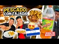 COMIMOS PESCADO con TAJADAS Frente al LAGO DE YOJOA 😱 *Soda de Banana* 🇭🇳