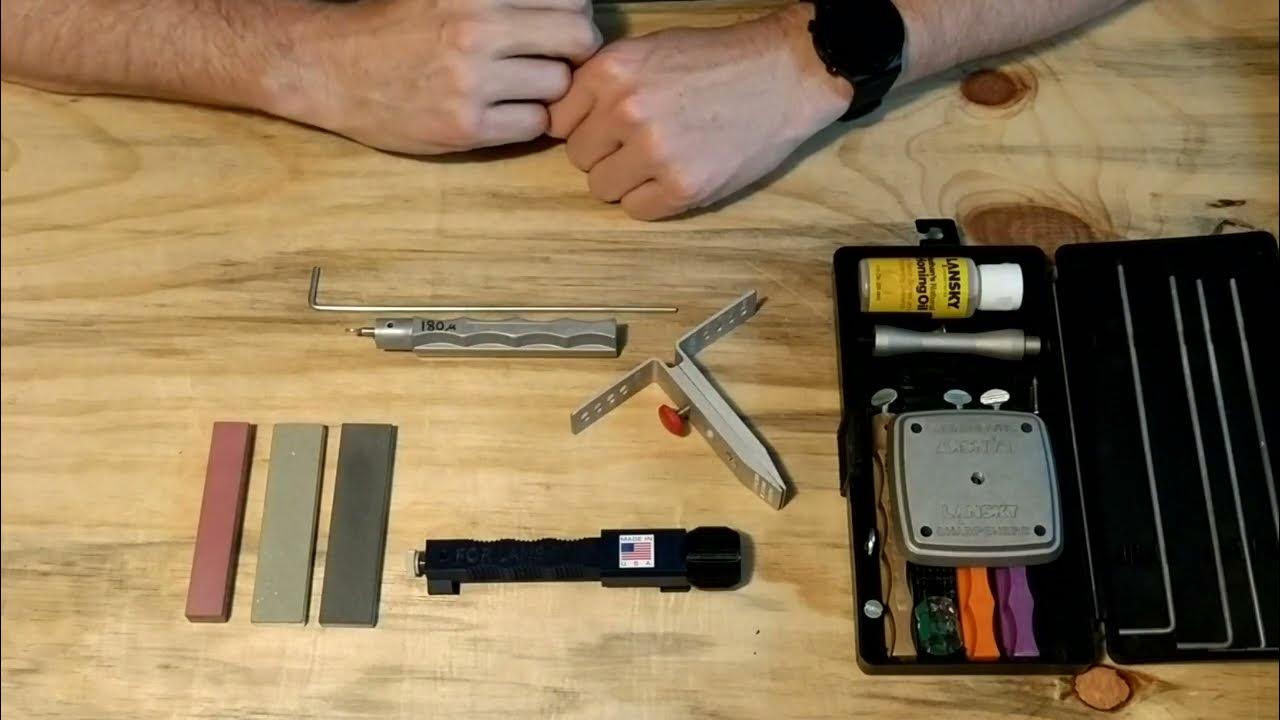 Lansky Stone Holder for 4 inch sharpening stones YouTube