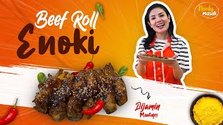 MENU BEEF ROLL ENOKI ALA NINDY BIKIN NAIKAN IMUNITAS | NINDY MASAK