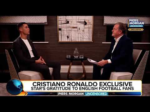 Cristiano Ronaldo avoids Marriage question on Piers Morgan #ronaldo #piersmorgan