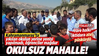 Kahramanmaraşta Yıkılan Okulun Yerine Yenisi Yapılmadı, Öğrenciler Mağdur