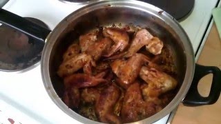 Крылышки на сковороде // Wings on the pan. Крылышки на сковороде // Wings on the pan.