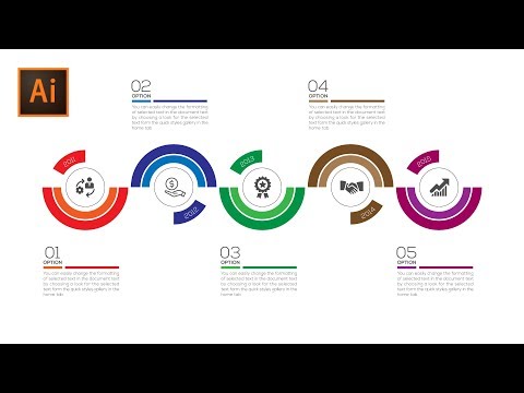 stock vector   business timeline infographic design  illustrator cc tutorial