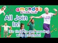 Amandas action club   all join in