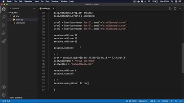 Mini Curso SQLAlchemy con python 5  Actualizar registros