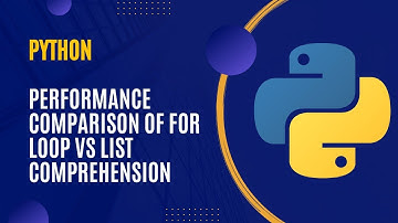 #1 Optimization | Performance Comparison of For Loop vs List Comprehension in Python