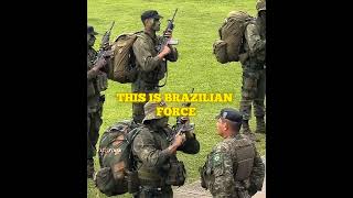 Afghanistan force vs Brazilian force #military #shortvideo