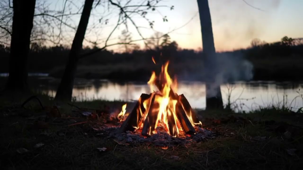 Звуки потрескивания костра 🔥💤 | Глубокое расслабление и снятие стресса