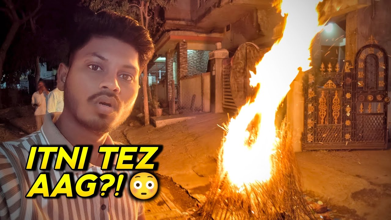 HOLI Itni Jali Ki Nariyal Bhi Jal Gaya! 😳🔥 | Holika Dahan 2026