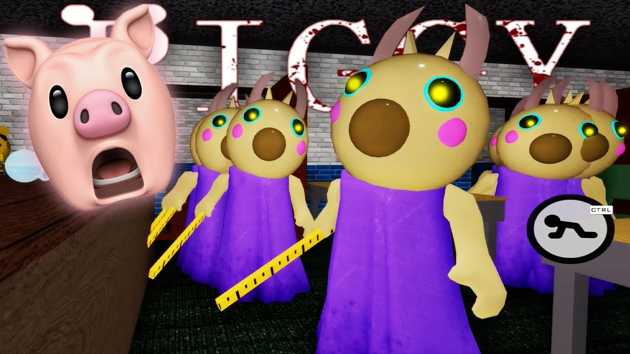 I Beat 10 Bots Solo In Roblox Piggy Chapter 5 School Youtube - imnotthinknoodles roblox