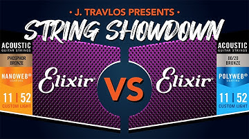 String Showdown: Elixir Nanoweb Phosphor Bronze vs Elixir 80/20 Polyweb Acoustic Guitar Strings