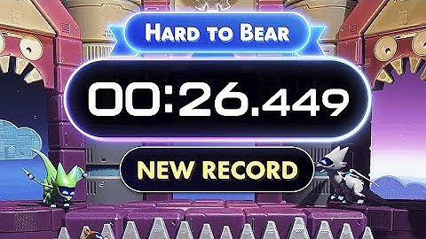 (Top 10) ASTRO BOT Hard To Bear Speedrun in 26.449 - With Controller Display