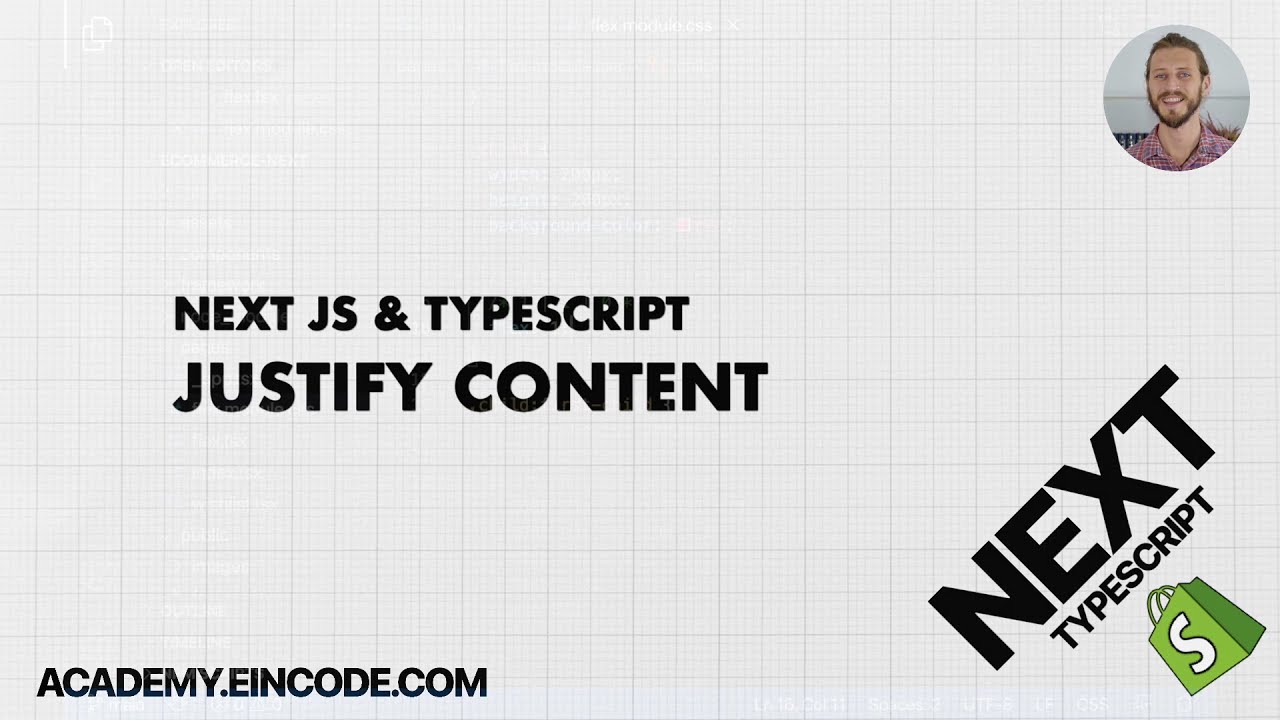 Justify Content CSS #5/5 | Next JS & Typescript with Shopify Integration (From Course)