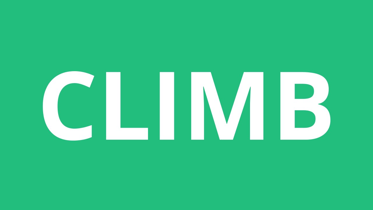 How to pronounce CLIMBING in English