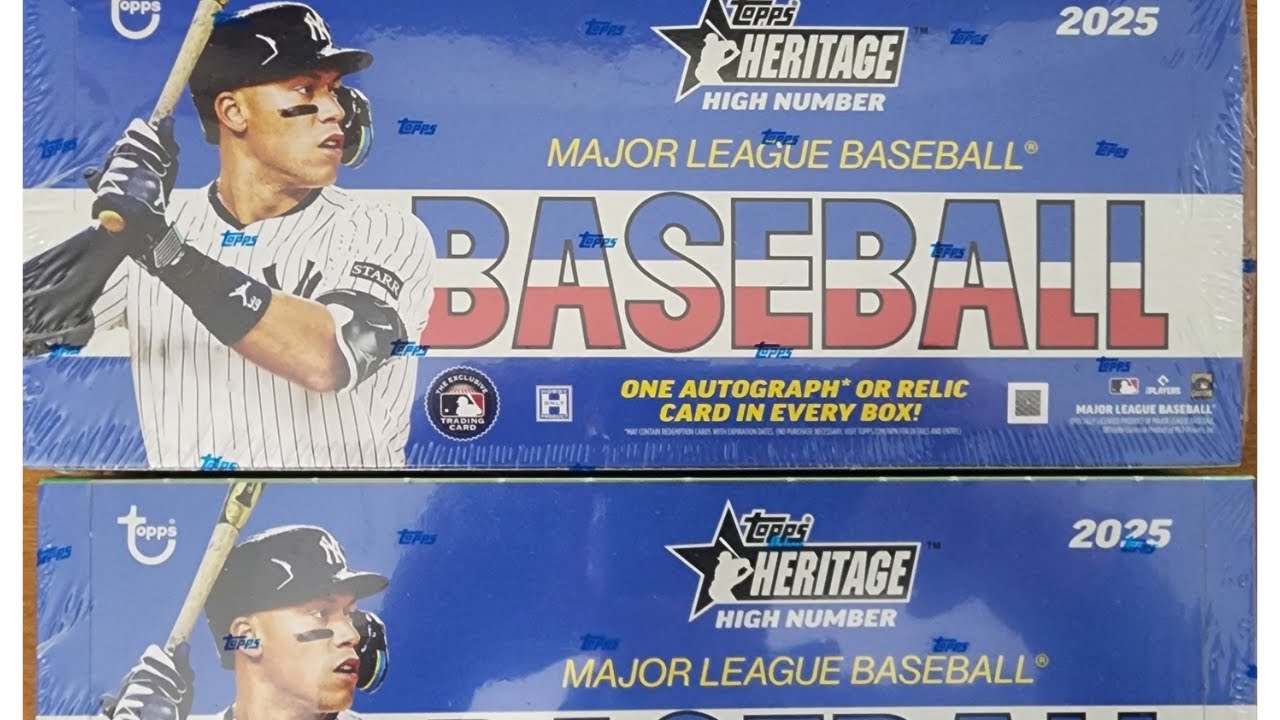 New Release 2025 Topps Heritage High Number   Buyback + Gold Chrome and Gold Relic!!