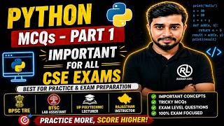 BPSC TRE 4.0 Computer Science 🔥 Python Most Expected Questions &amp; Answers | Part 1