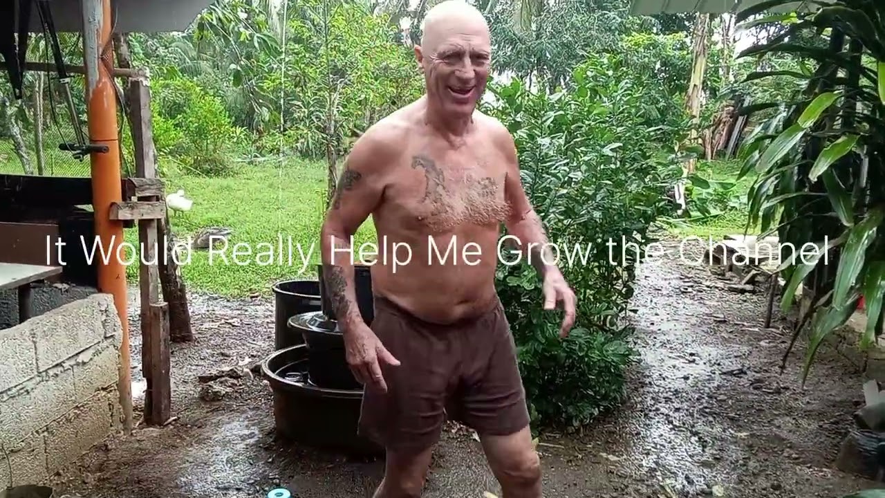HARVESTING RAIN  in the Philippines. Daily Life Without Running Water
