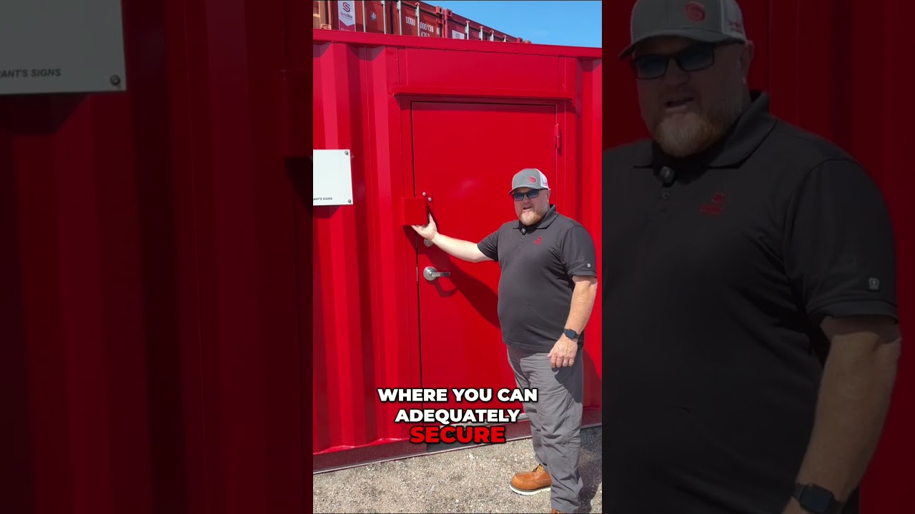 Secure Mobile Office Features | SiteBox Storage Jobsite Office Security