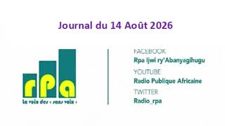 Journal Du 14 Août 2026